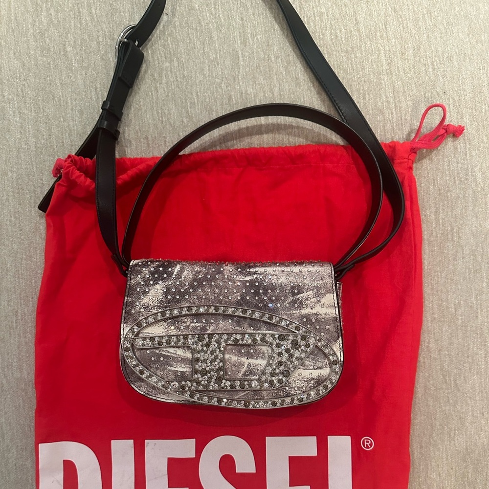 Gorgeous Limited Edition Studded Diesel Handbag in Pristine Condition